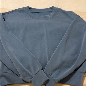 lululemon athletica women’s  Slate Blue Crewneck Sweater